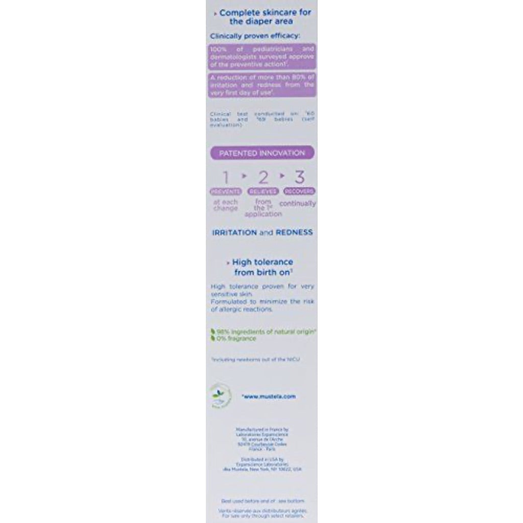 Mustela by Mustela Diaper Rash Cream - Skin Protectant with Zinc Oxide -108g/3.8OZ for WOMEN