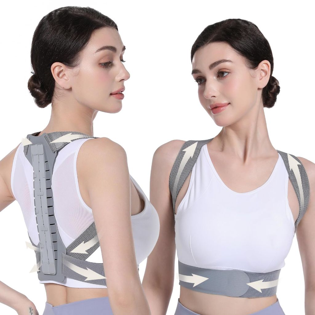 OFIR Upper Back Posture Corrector for Women, Twin-Pressure System Back Straightener Posture Brace For Women, High-Elastic Straps