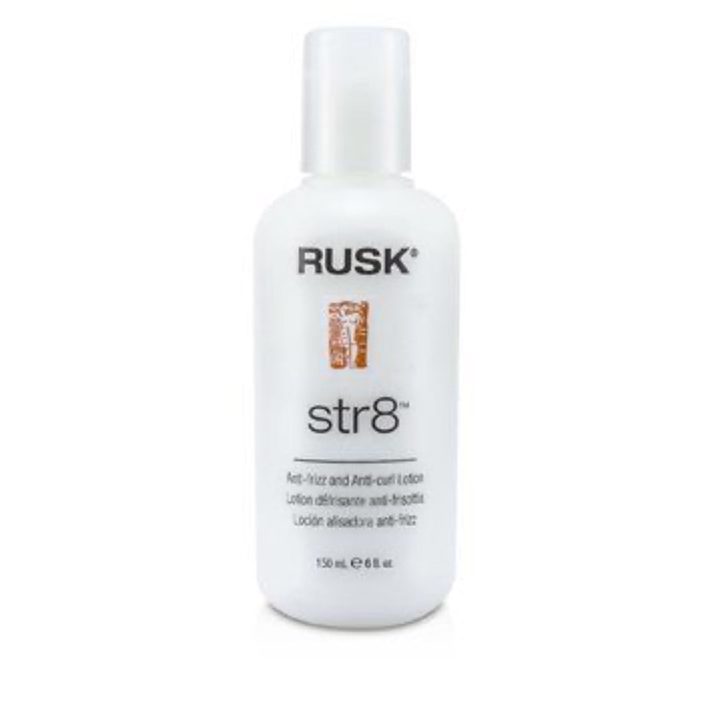 Rusk Str8 Anti-Frizz and Anti-Curl Hair Lotion  6 Oz