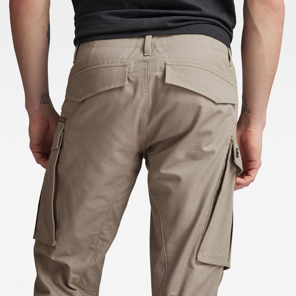 G-STAR Raw Men's Rovic Zip 3D Straight Tapered Fit Cargo Pants,Elephant Skin,29W x 30L