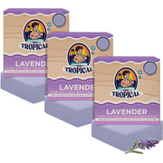 Mr. Tropical Lavender Natural Scent Handmade Soap Bar - 5.5 Ounce - Pack of 3