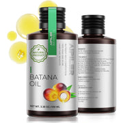Organic Batana Oil for Hair Strengthening: Unrefined Treatment for Curly/Coily/Wavy Hair, 3.38oz