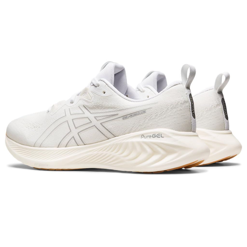 ASICS Women's Gel-Cumulus 25 Running Shoes, 9.5, White/White