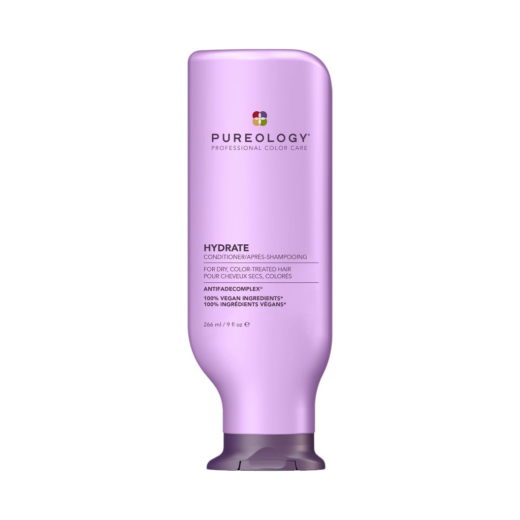 Pureology Hydrate Conditioner - For Dry or Color Treated Hair, Vegan, 9 Fl Oz