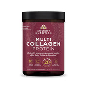 Ancient Nutrition Collagen Powder Protein with Probiotics, Unflavored Multi Collagen Protein with Vitamin C, 45 Servings, 16oz