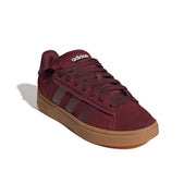 adidas Men's Grand Court Alpha Sneakers - Shadow Red/Aurora Ruby/Gum, Size 4