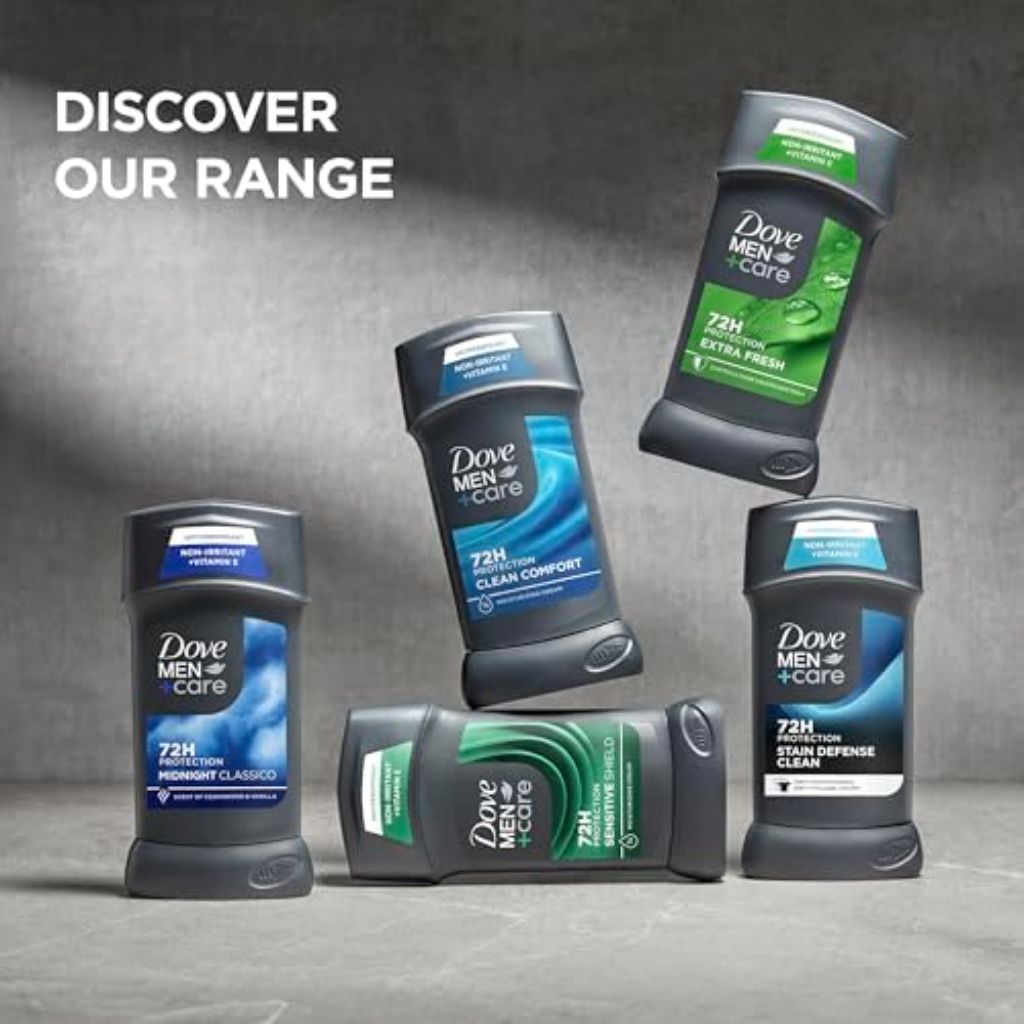 Dove Men+Care Antiperspirant Deodorant Stick for Men 4 Count -Long-lasting Citrus scent 2.7 oz