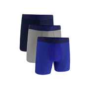 Men's Under Armour 3-pack Performance Tech 6-in. Boxer Briefs, Size: Large, Royal