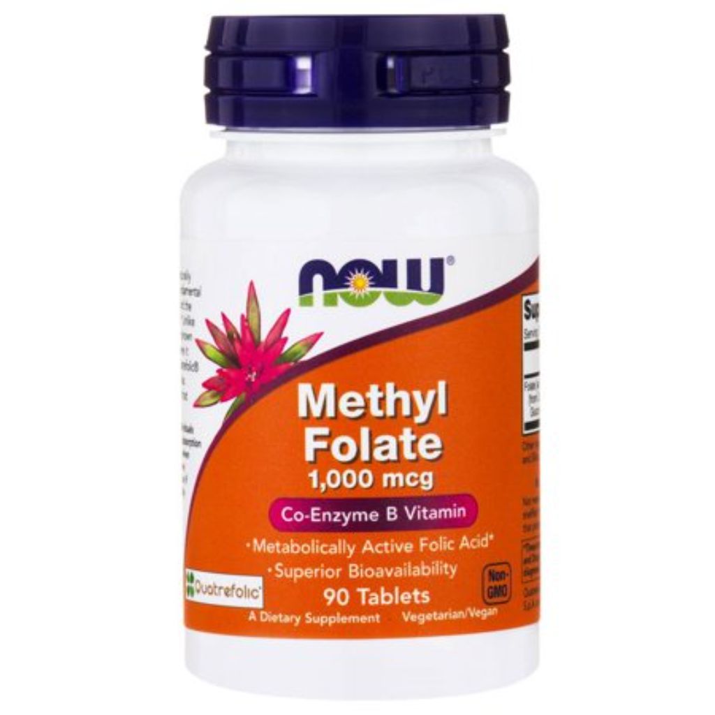 Now Foods Methyl Folate 1 000 mcg 90 Tablet