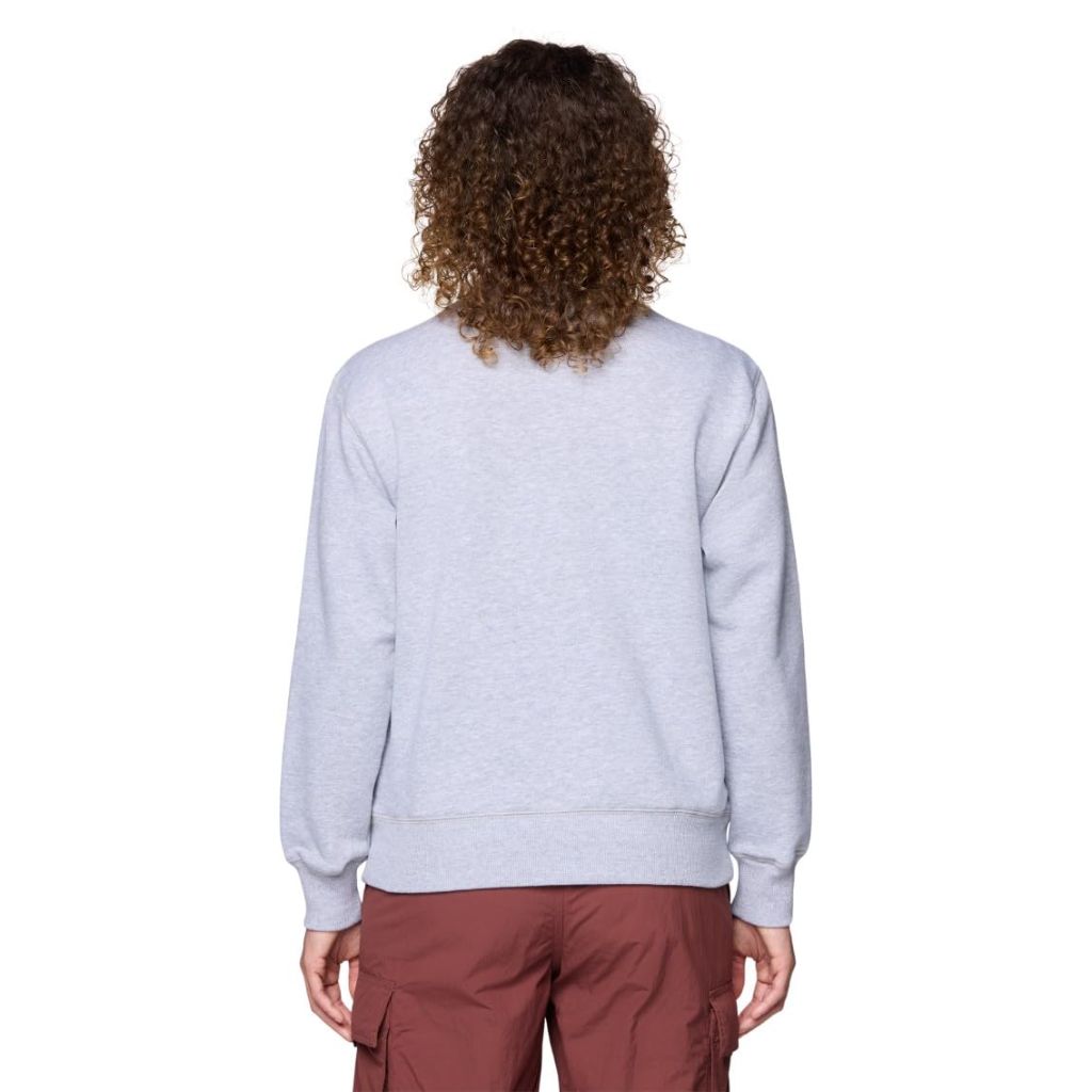 Mountain Hardwear Women's MHW Logo Pullover Crew, Hardwear Grey Heather, Large