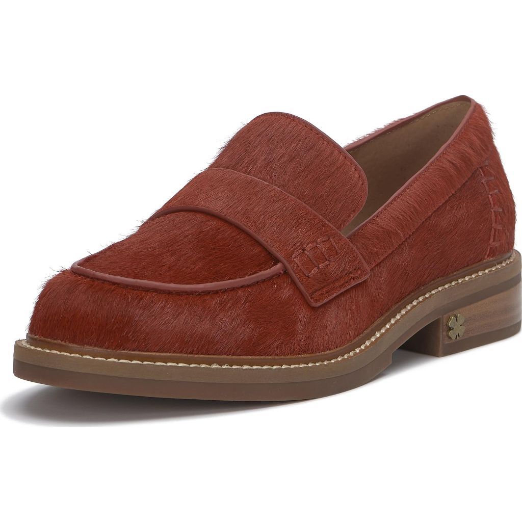 Lucky Brand Salima Leather Loafer, Bossa Nova, 8.5