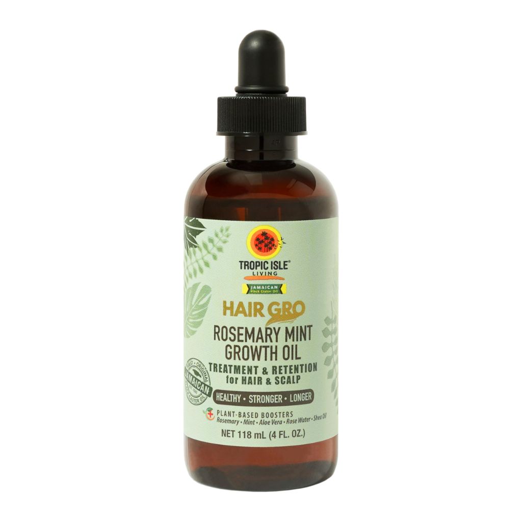 Hair Gro Growth Oil 4oz/120ml - Hair Treatment with Rosemary Mint Infused Formula for Healthier Hair, Scalp Detox, All Hair Types