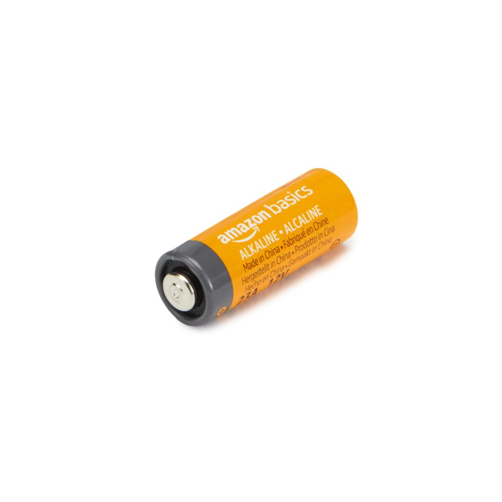 Amazon Basics 4-Pack 23A Alkaline Battery, 12 Volt, Long-Lasting Power, for Key Fobs and Garage Door Openers