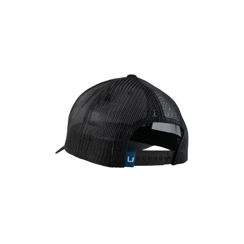Trucker Hat, Anti-Glare Snapback Fishing Hat for Men (Black)