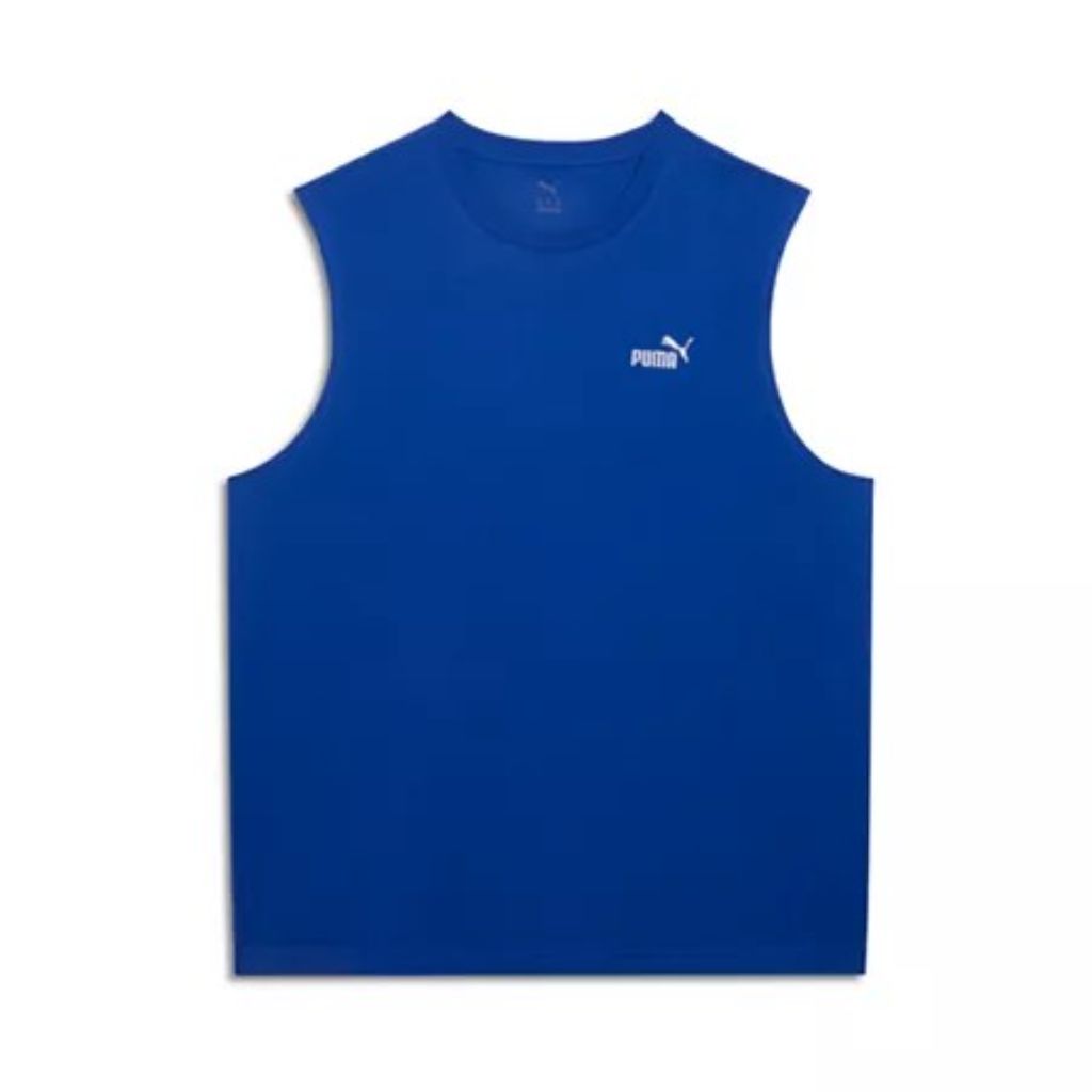 PUMA Men's Essentials Sleeveless T-Shirt, Vivid Blue SS25, 3X-Large