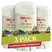 Old Spice Men's Aluminum-Free Deodorant, Timber with Sandalwood, 24/7 Odor Protection, 3oz (Pack of 3)