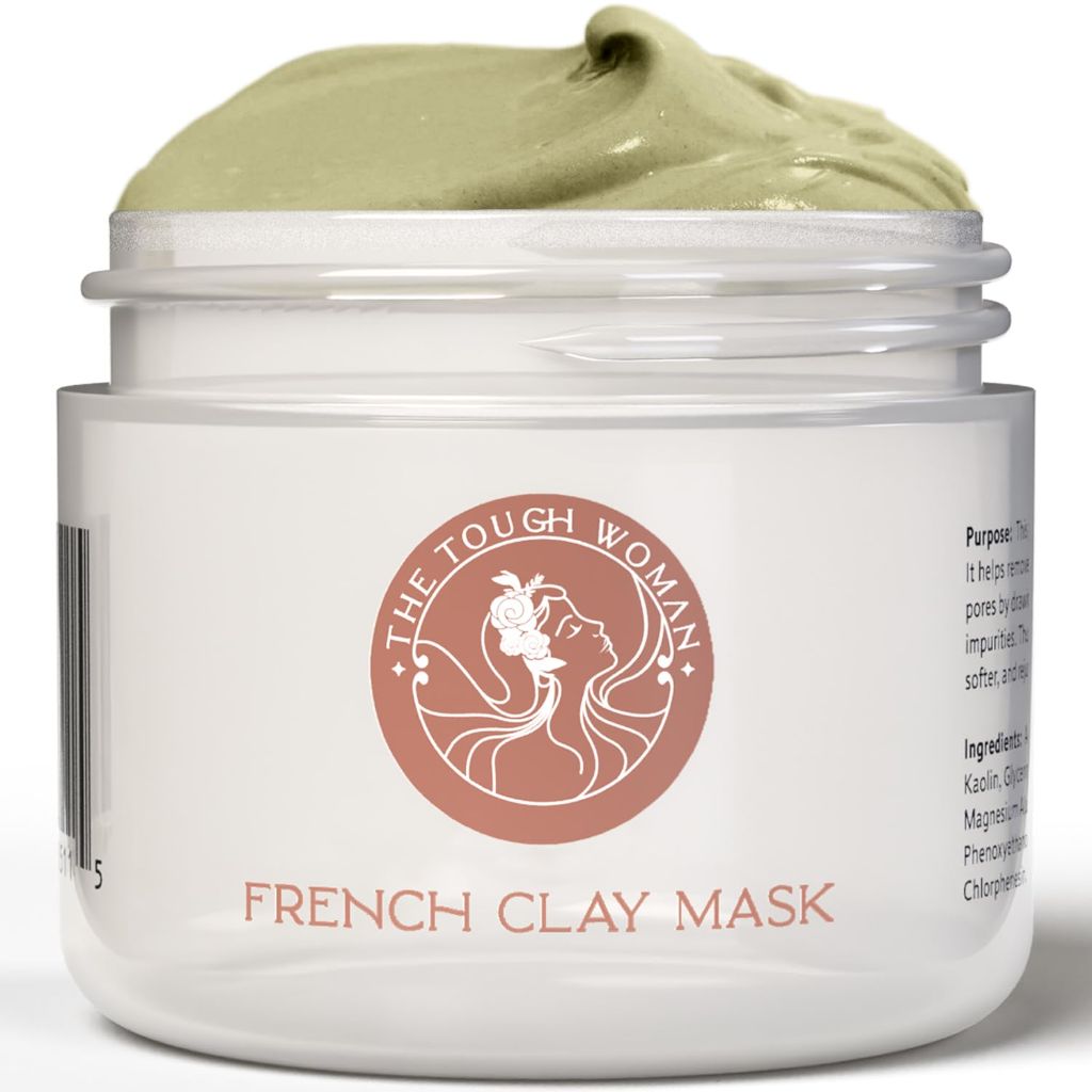 The Tough Woman Detox Green Clay Mask for Face