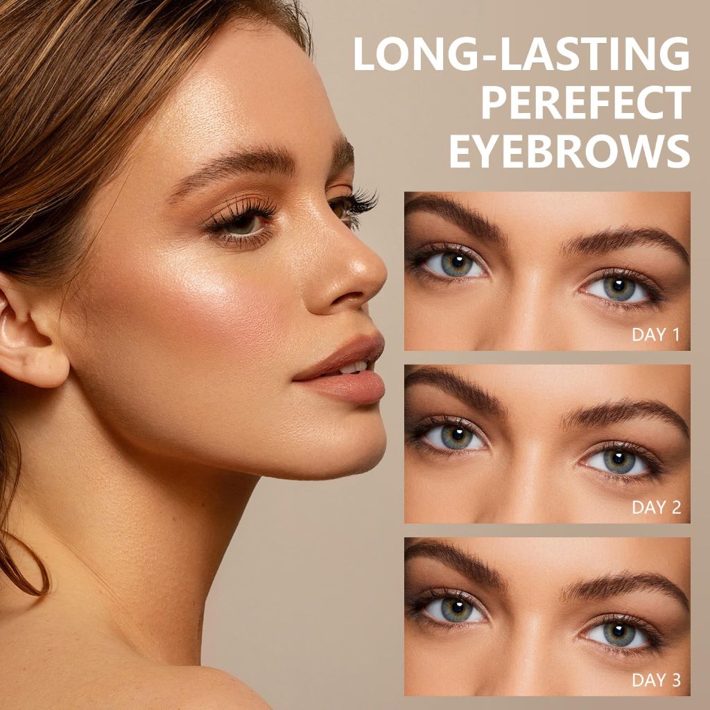 QICIY Easy Peel-Off Eyebrow Gel, (3pcs)