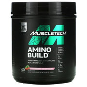 MuscleTech Amino Build BCAA Powder - Strawberry Watermelon, 40 Servings