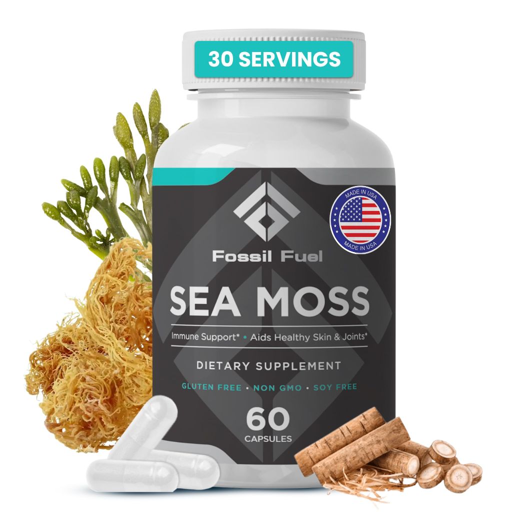 Fossil Fuel Organic Superfood - Sea Moss (60 Capsules)