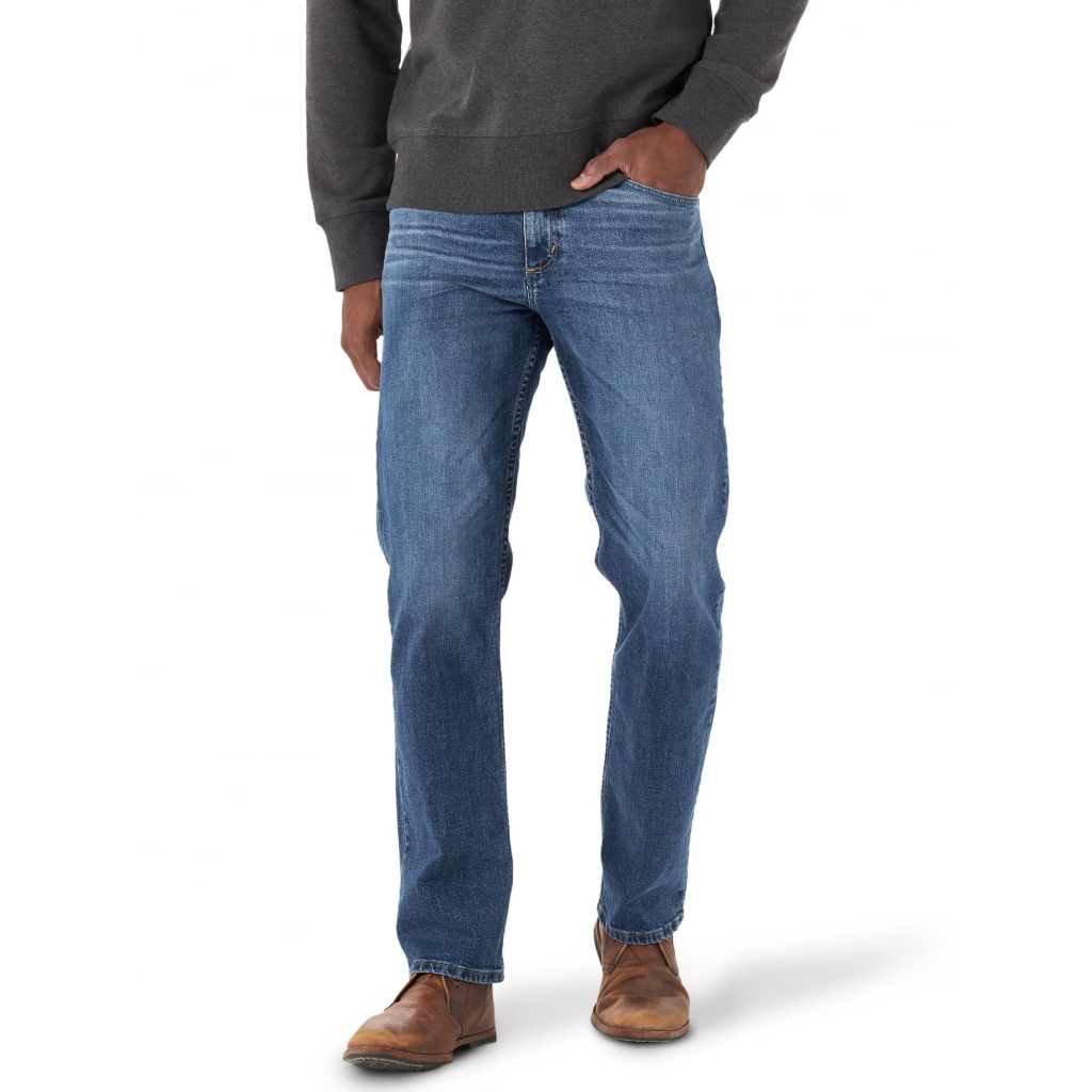 Wrangler Free-to-Stretch Relaxed Fit Jean, 36W/29L