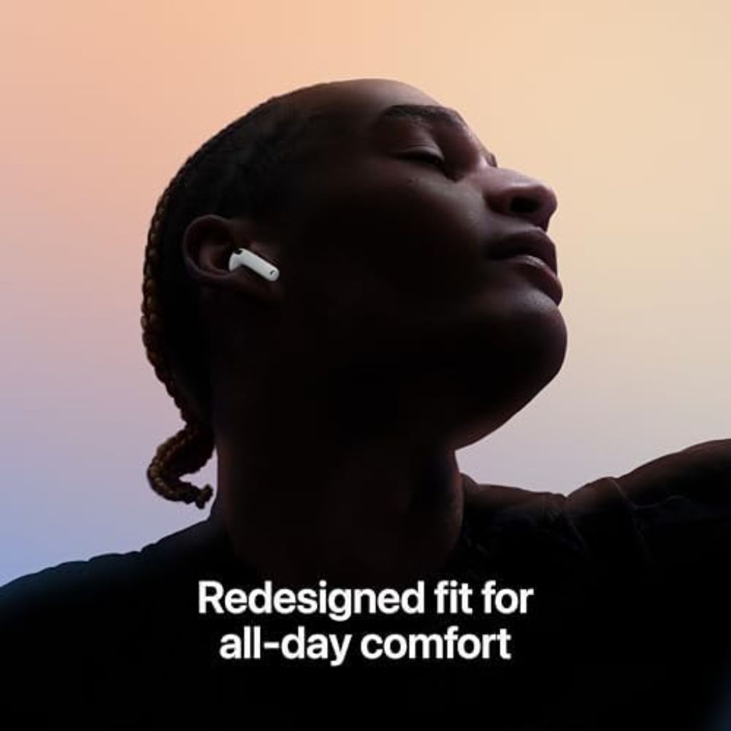 Apple AirPods 4 Wireless Earbuds with Active Noise Cancellation, Adaptive, Transparency Mode, Personalized Spatial Audio, USB-C Charging Case, Wireless Charging, H2 Chip