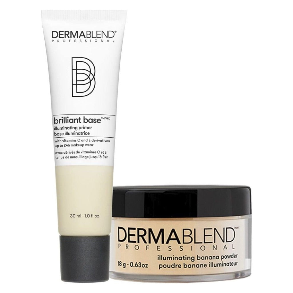 Dermablend Professional Brilliant Base Illuminating Primer Face Makeup Set