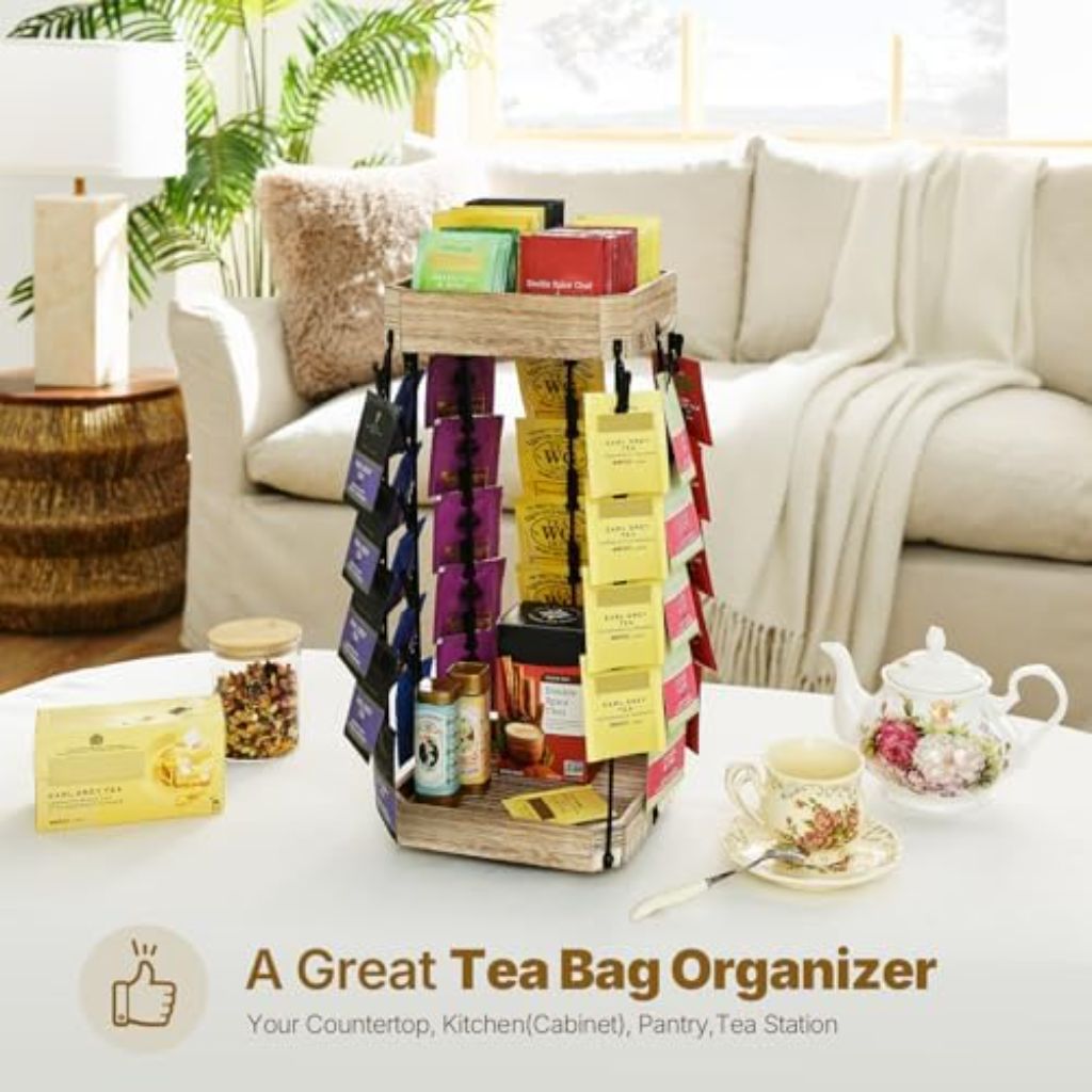 Tea Bag Organizer Display Stand