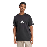 Adidas Men's Z.N.E. Sportswear T-Shirt, Black/White, Large