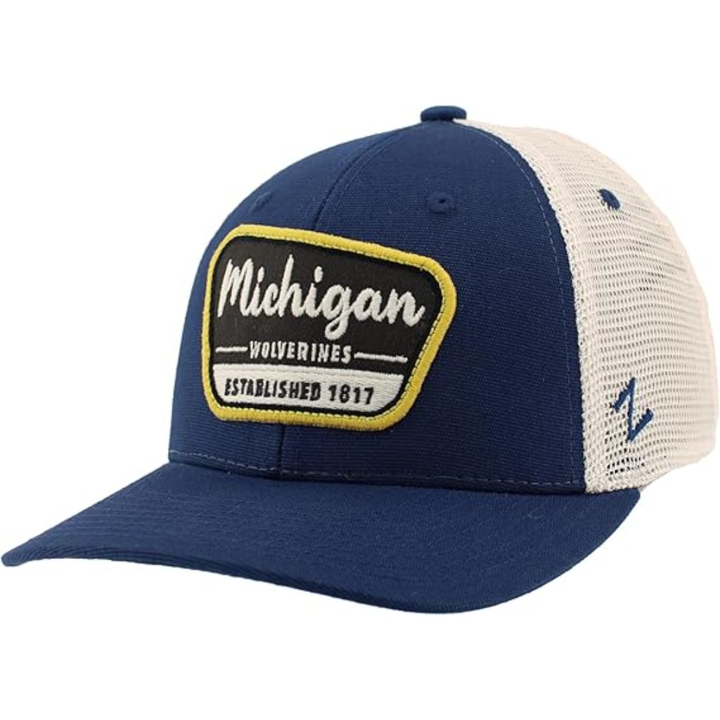 ZHATS Unisex-Adult NCAA Officially Licensed Hat Canvas State Park - Michigan Wolverines