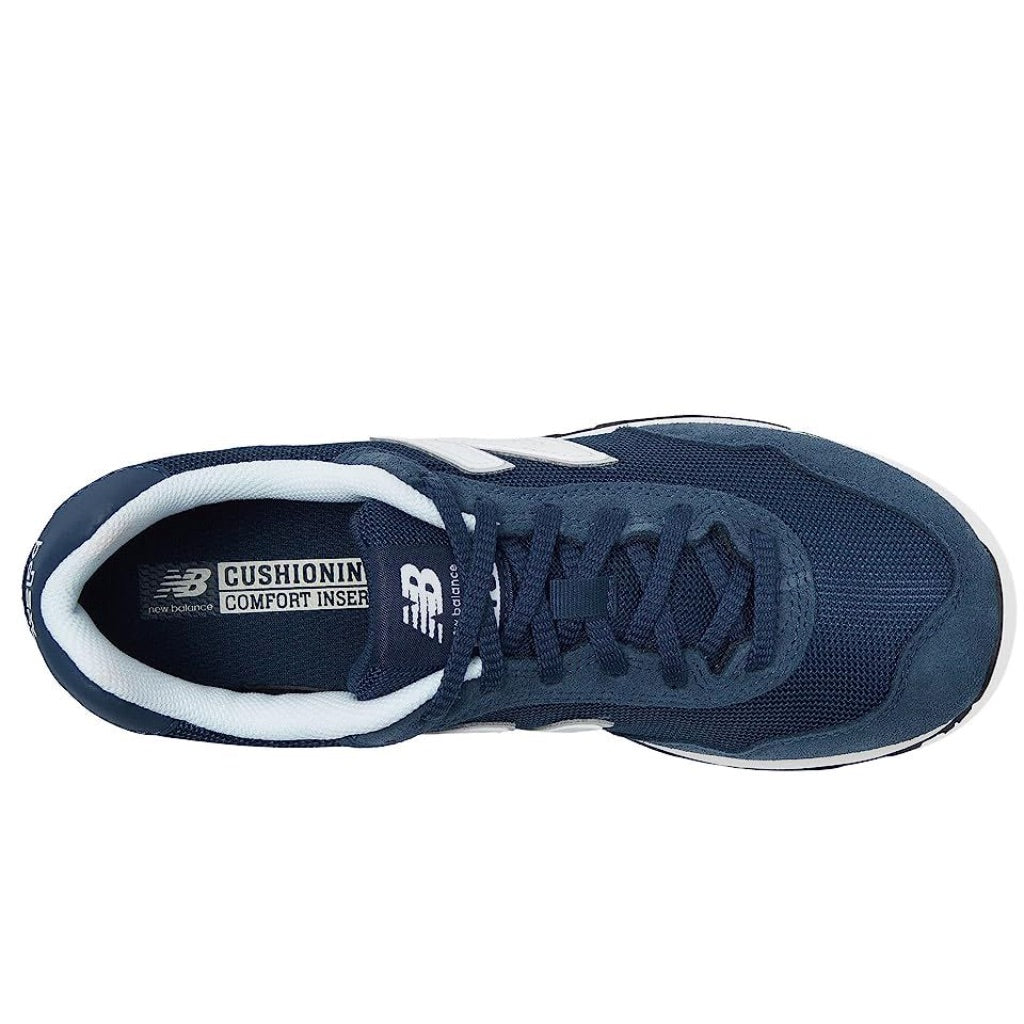 New Balance Women's 515 V3 Sneaker, Navy/White/Aluminum Gray, Size 12