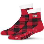 For Bare Feet Cozy Buff Cabin Sock NCAA
