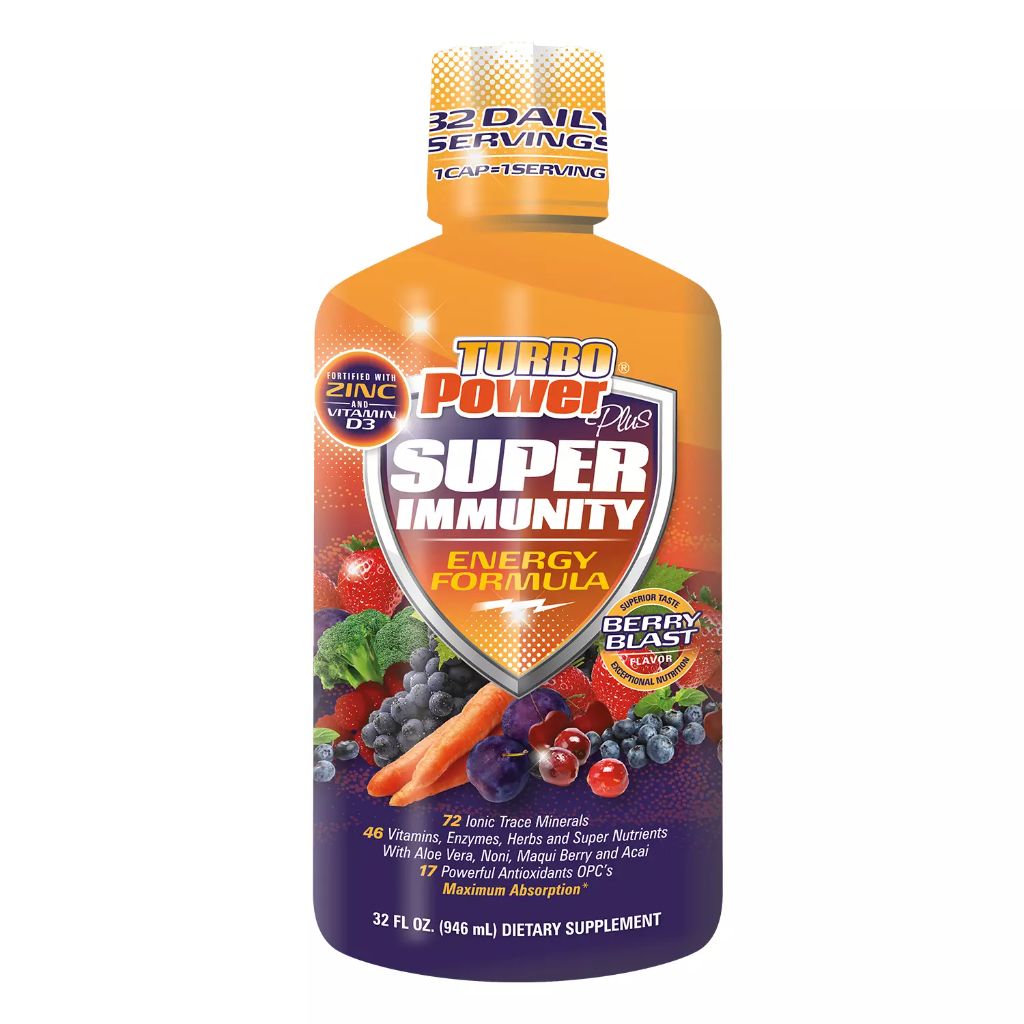 Turbo Power Plus Super Immunity 32 Oz. Liquid Energy Drink