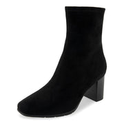 Aerosoles Women's Miley Mid-Calf Boots, Black Stretch Gabardine Fabric, 10