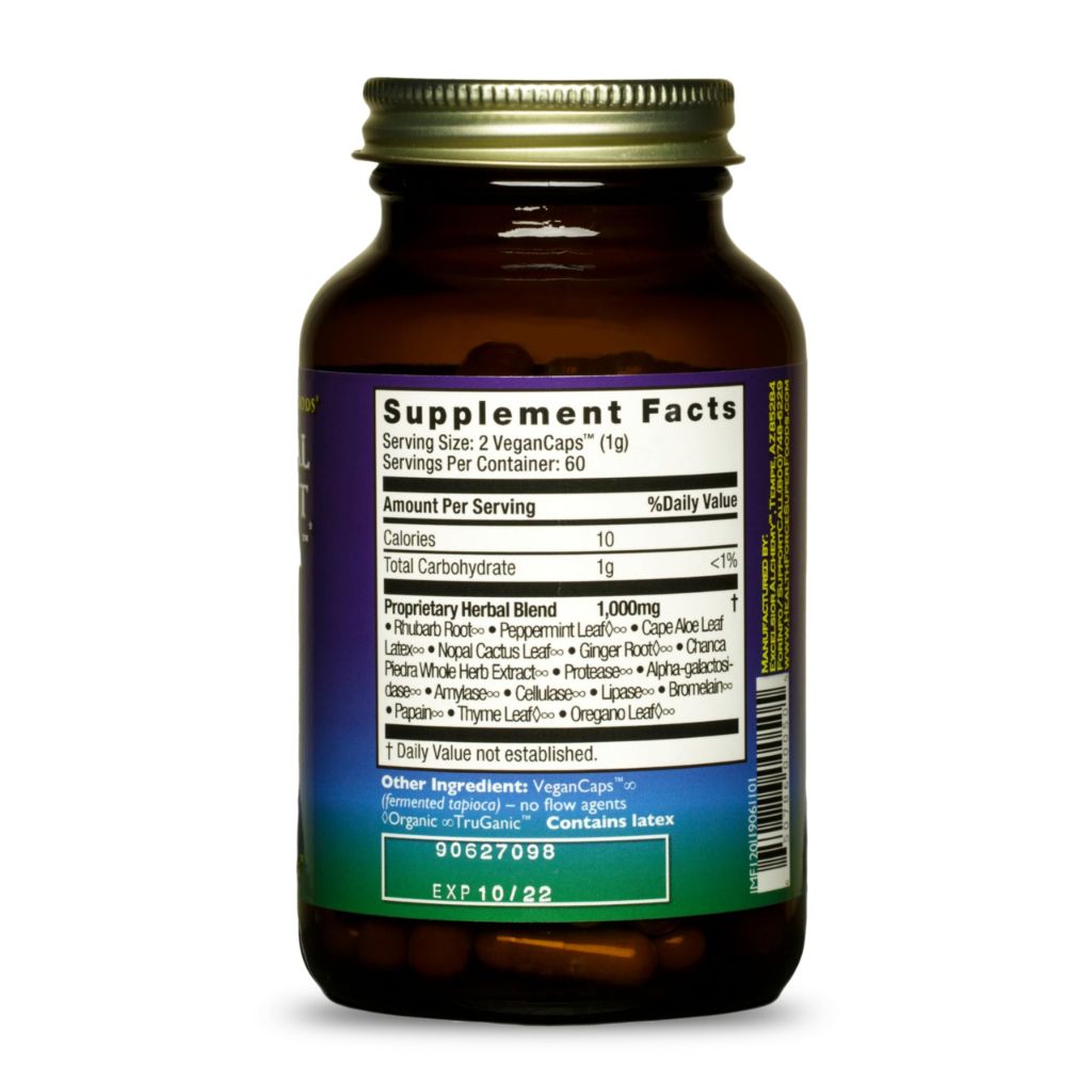 HealthForce SuperFoods Intestinal Movement Formula - 120 Vegan Capsules
