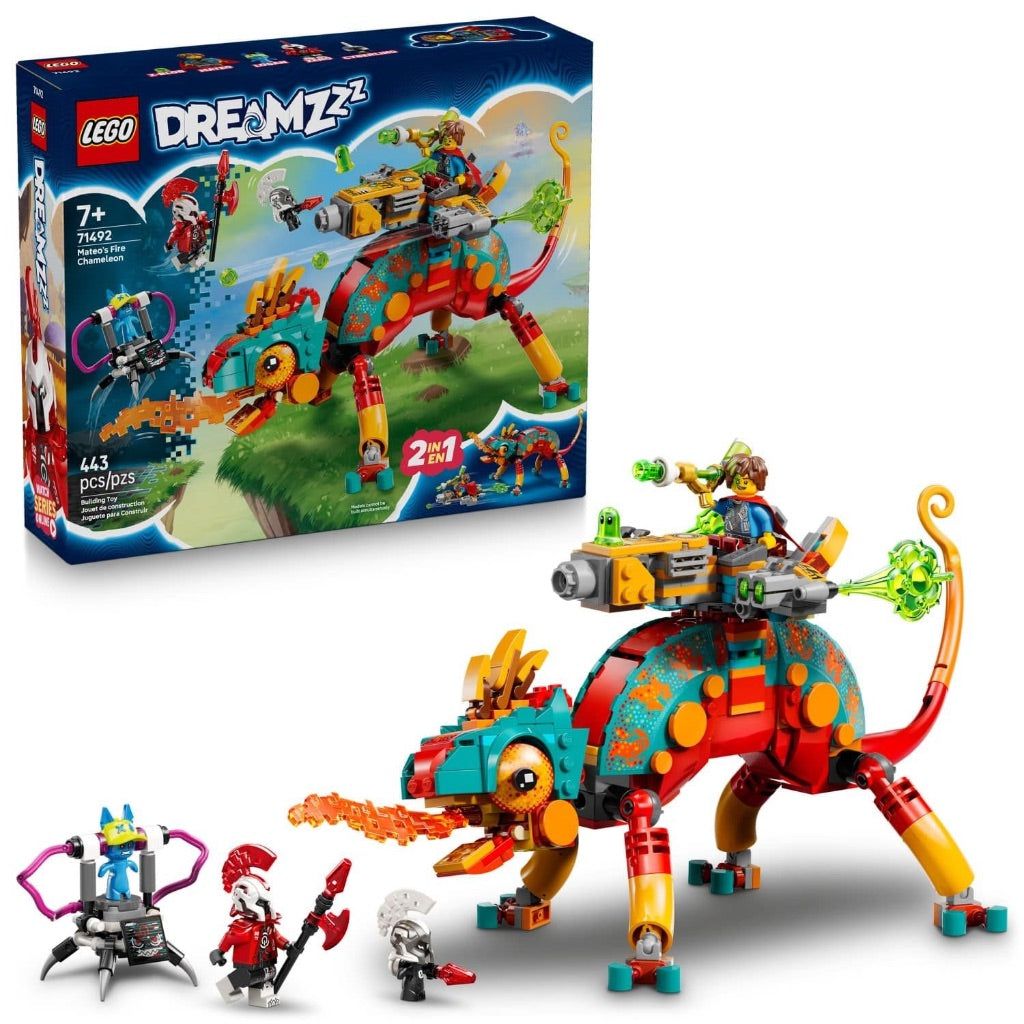 LEGO DREAMZzz: Mateo's Fire Chameleon - 443 Pieces (71492)