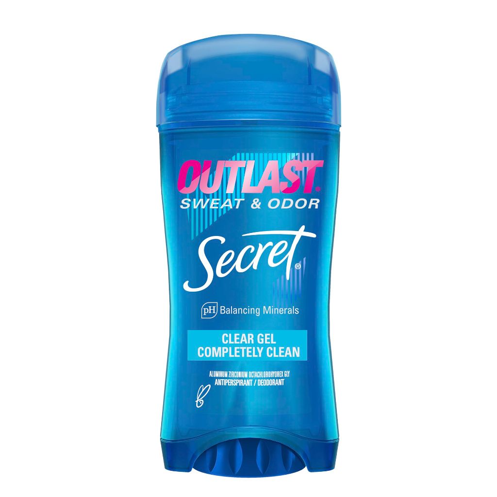 Secret Outlast Antiperspirant Deodorant for Women, Completely Clean Scent, 2.6 oz