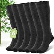 SONORAN Women's Knii-High Bamboo Viscose Compression Socks - L/XL (6 Pairs)