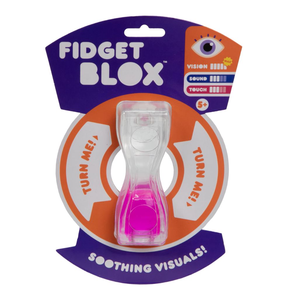 Goliath Fidget Blox Vision Pink Lava Sensory Fidget Toy