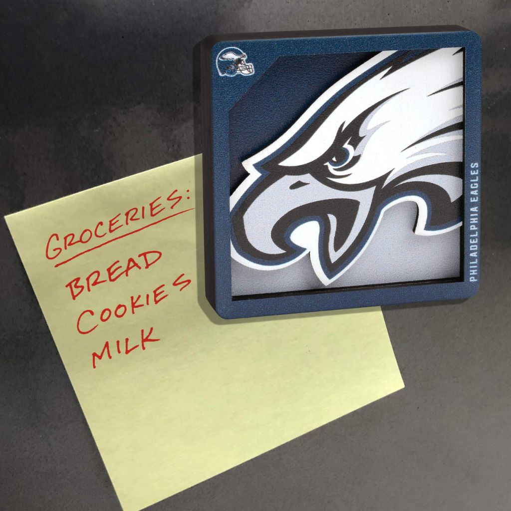 YouTheFan NFL Philadelphia Eagles 3D Logo Series Magnets