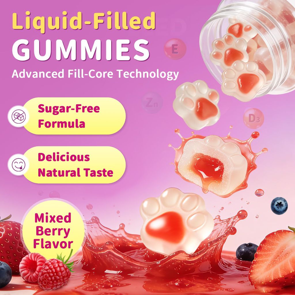 Multivitamin for Women Gummies With Iron, Magnesium, Folate, Biotin, Zinc, (120 Count-2 Pack)