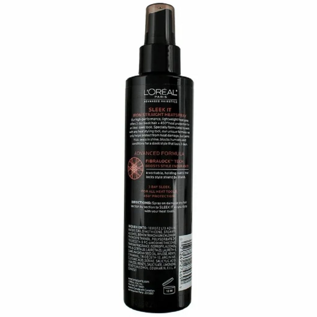 L'Oréal Paris Advanced Hairstyle SLEEK IT Iron Straight Heatspray, 5.7 fl. oz.
