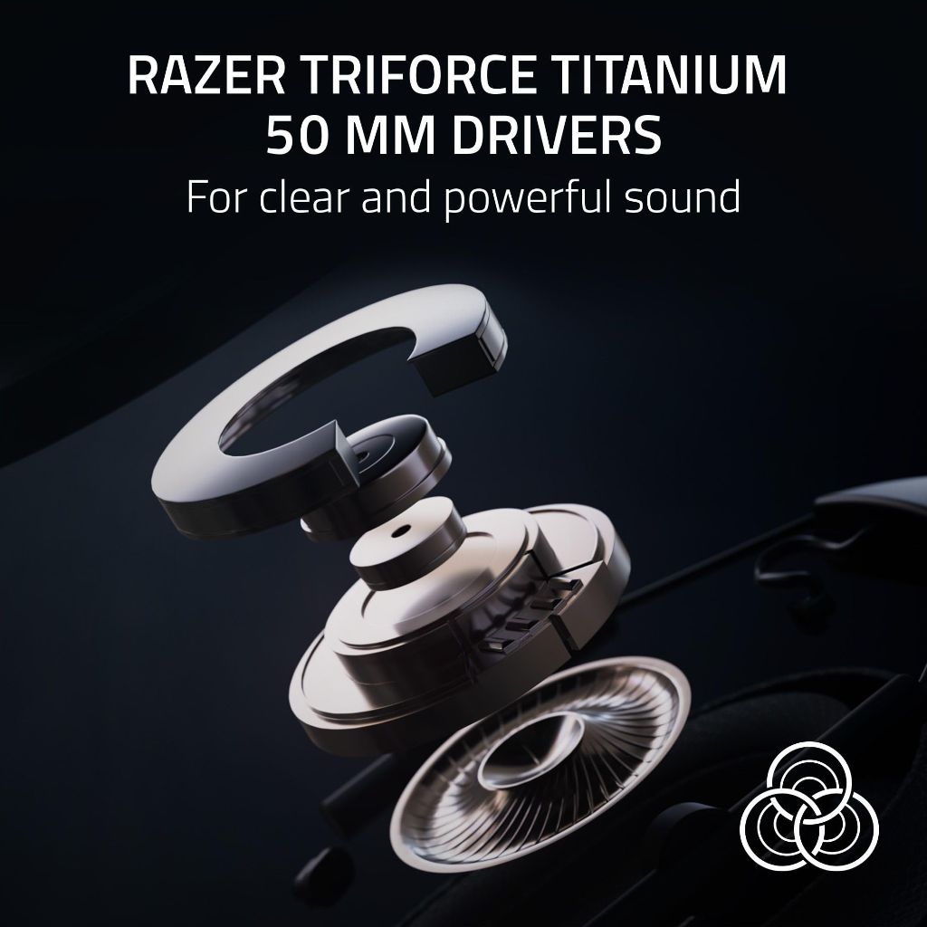 Razer - Blackshark V2 Hyperspeed Wireless Over-the-Ear Gaming Headset - Black
