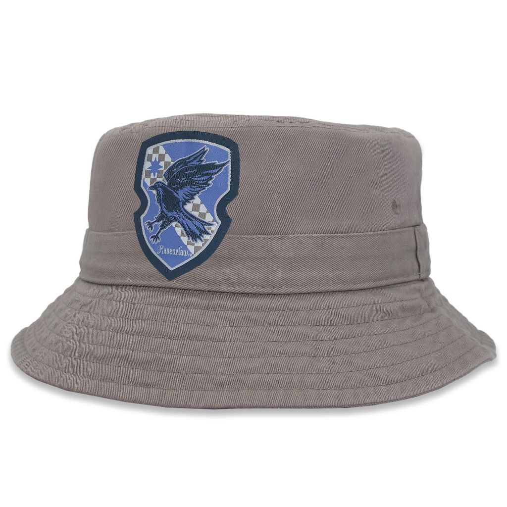 Harry Potter Bucket Hat for Kids, Boy and Girl Sun Hat Kid Ages 4-7 and Big Kids 7-14 Years | Charcoal Grey | Ravenclaw