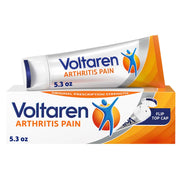 Voltaren Arthritis Pain Relief Gel, Diclofenac Sodium, 1% (NSAID), Clinically Proven Powerful Pain Reliever with Easy Open Flip Top Cap, No Prescription Needed, 5.3oz
