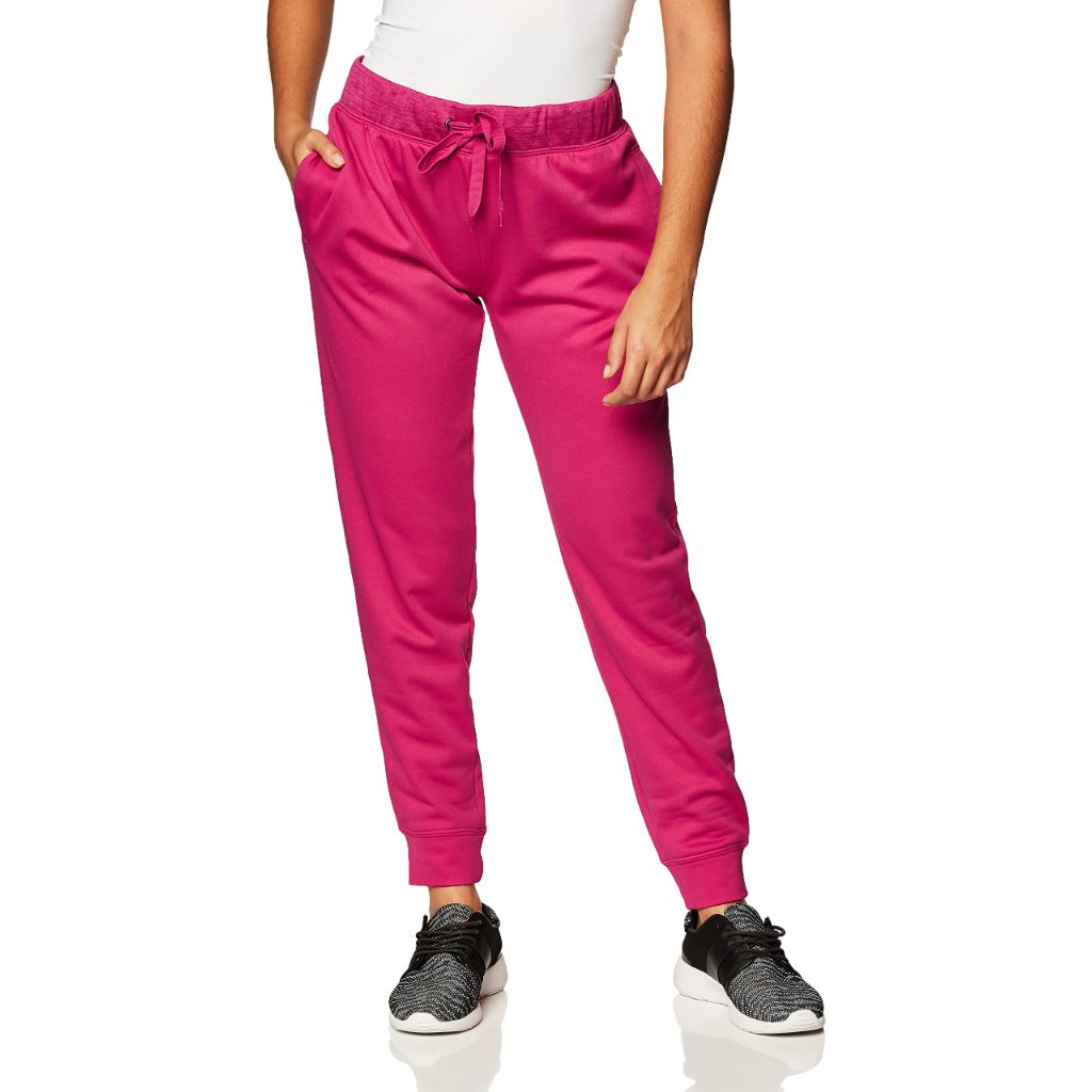 Hanes Women's Sport Performance Fleece Jogger Pants with Pockets - Fresh Berry Heather, Small