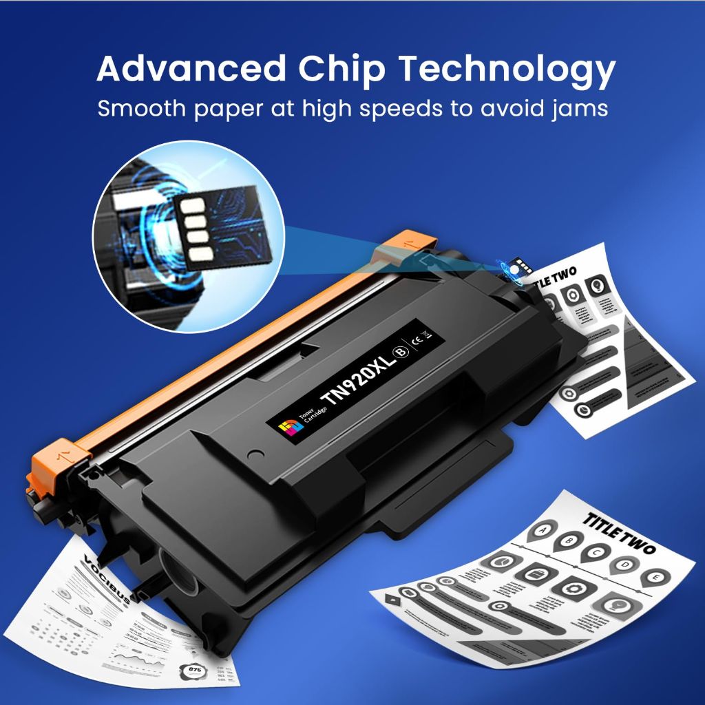 Hookink TN920XL Toner (with Chip) Compatible with TN920 TN920XL TN920UXXL TN920XXL for HL-L6210DW HL-L6210DWT HL-L6310DW HL-L5210DW HL-L5215DW HL-L5210DN MFC-L6810DW (1 Black)