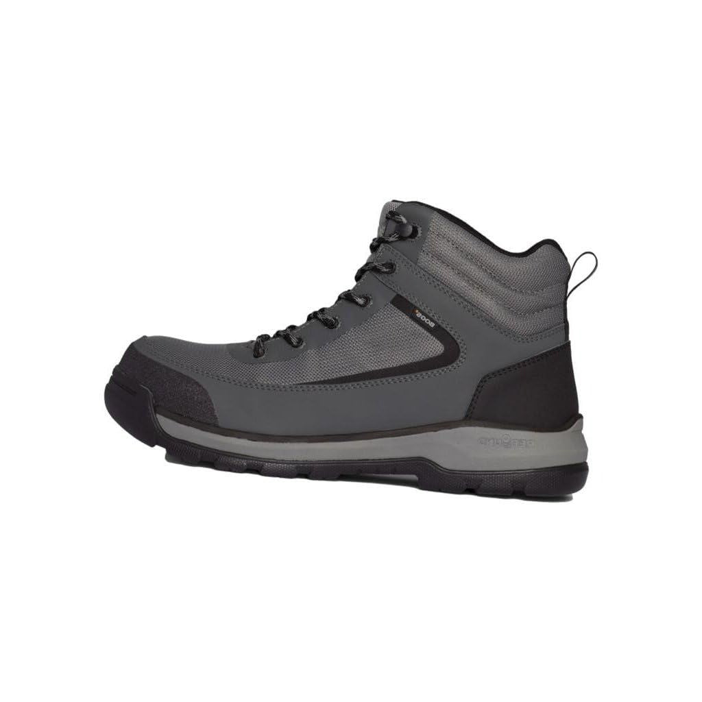 BOGS Men's Shale Mid Ct ESD Ankle Boot, Grey - size 8.5