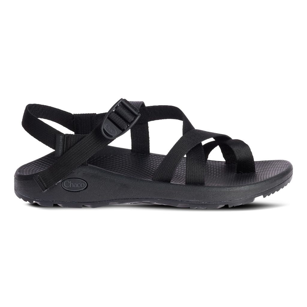 Chaco Z/Cloud 2 Adjustable Strap Cushioned Sandal Men Solid Black