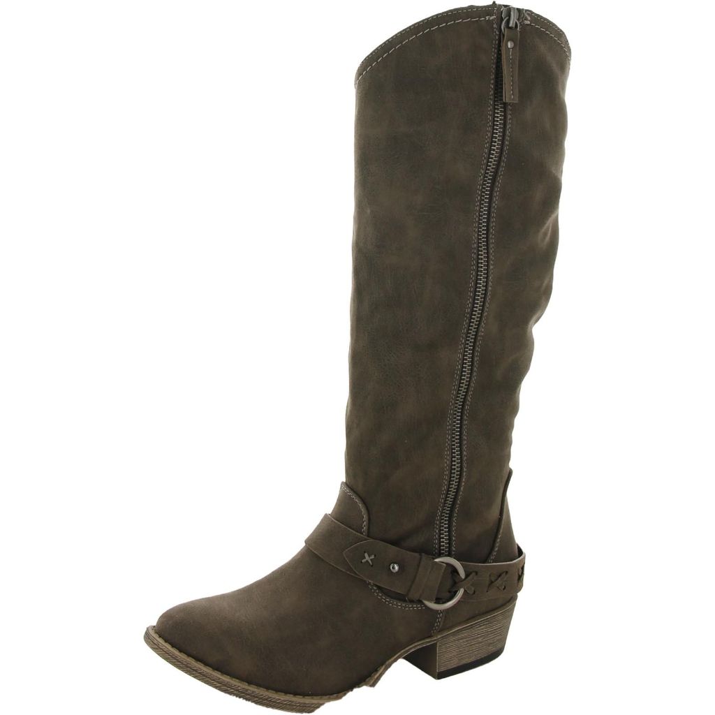 Very G Merlot Women's Riding Boot, Dark Taupe - Size 6